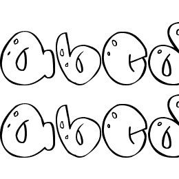 Some bubbles Font File