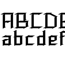 Speed Thrash Font File