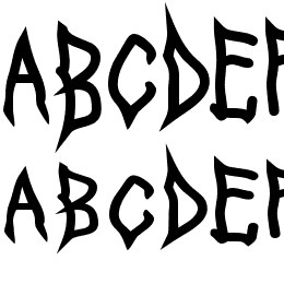 SpookShow Undead Font File