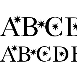 Star Hound Font File