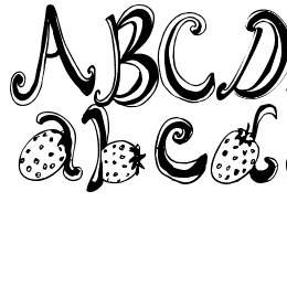 Starberry Swirl Delight Font File