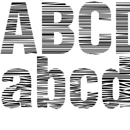 Static Age Horizontal Hold Font File