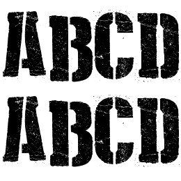 Stencil Cargo Army Font File