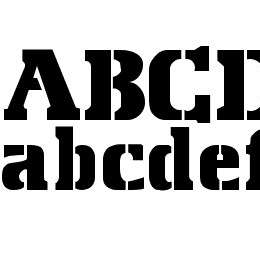 Stencil Export Font File