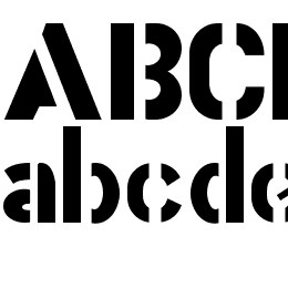 Stencil Gothic JL Font File