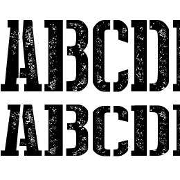 Stencil Style New Font File