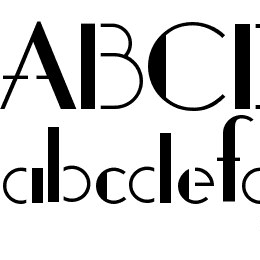 stencil1935 Font File