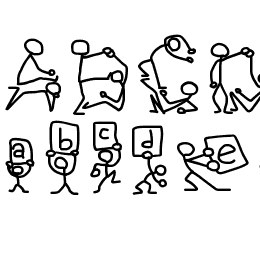 Stick Figures Font File