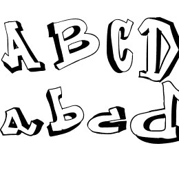 Street 2 Art Font File