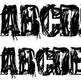 stressberat distort Font File