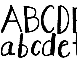 Stretchy PANTS Font File