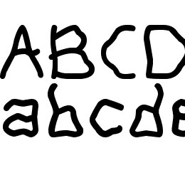 stretchy rubber Font File