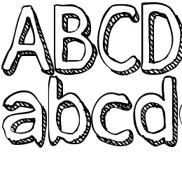 Stroke Dimension Font File