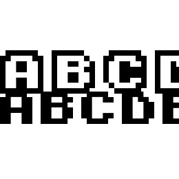 Super Mario Bros. 3 Font File