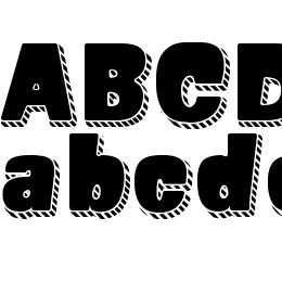 SUPER SEVEN Shadowed Font File