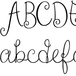 Sweethearts Love Letters Font File