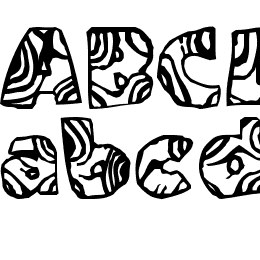 Swirled BRK Font File