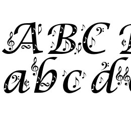 Symphony in ABC Font File