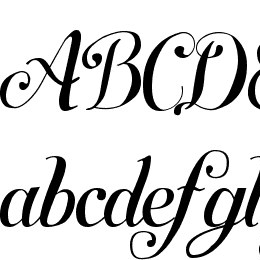 Symphony Script - Font File