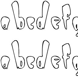 Taper Font File