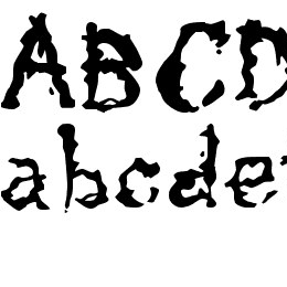 Tar Pits Font File