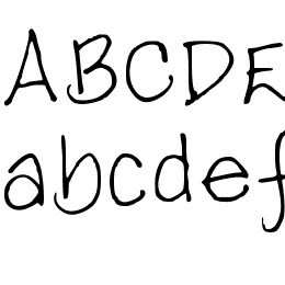 Tara's Handwriting 2 Medium Font File