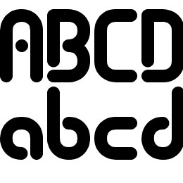 techno overload BRK Font File