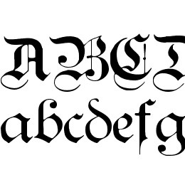 Teutonic No1 DemiBold Font File