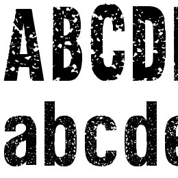 Texture Road Font File