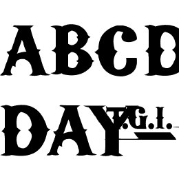 TGIFriday Font File