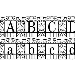 The Garden Font File