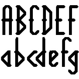 THE INNOCENT ARMY Font File