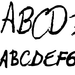 The Left-Handed Font File