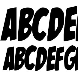 The Mighty Avengers Font File