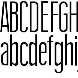 Thin Designs created using FontCreator 6.5 from Hi Font File