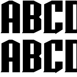 TIE-Wing Font File