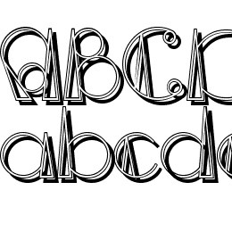 TriangleETcircle Shadow Font File