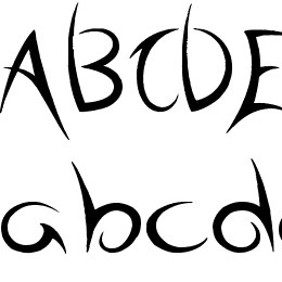 Tribal Times Font File