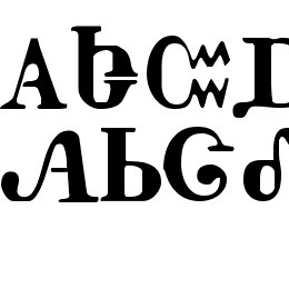 Tschiroki Font File