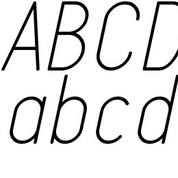 Typo Quik Thin Demo Italic Font File