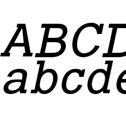 Typo Slab Italic Font File