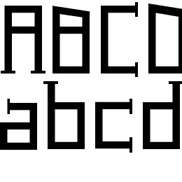 UA Serifed Font File