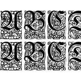 Unger-Fraktur Zierbuchstaben Font File