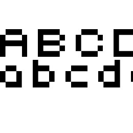 uni 05_54 Font File