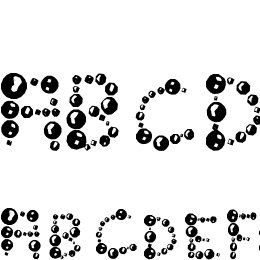 Ur Company's Bubbles Fantasy Font File