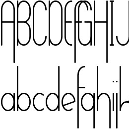 Verticalization Font File