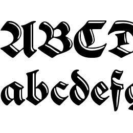 VerzierteSchwabacher Font File