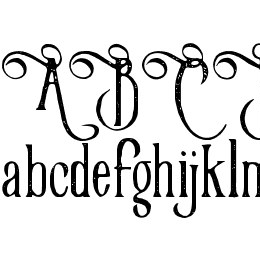 Victorian Parlor Vintage Alternate Font File