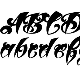 VtcTattooScriptThree Font File