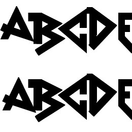 vtks Rude Metal Font File